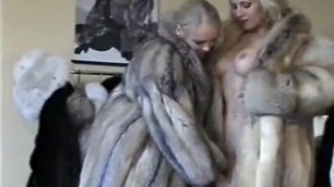 Lesbians in a Fur Shop