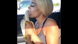 Sexy Slut Teases with Banana
