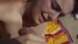 Spanish Slut Sucking Cock