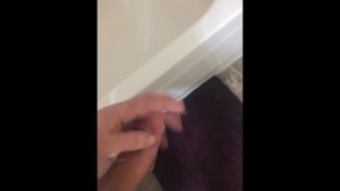 Jerking his Massive Hot Cock
