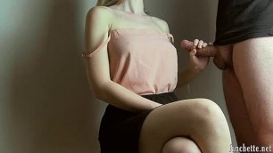 CUMSHOT ON DRESSED WOMAN #3