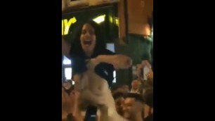 Arab Lebanon Girl Flashing Big Tits | لبنايه بترقص ببزازها في الثورة | Mr.X