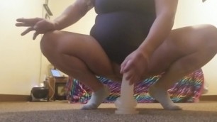 BBW Dildo Fun and Squirt