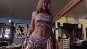 Pink Tuesday Futon Belly Dancing Tease