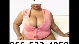 Black BBW has some Huge Melons!