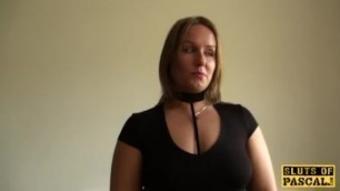 English Mature Subs Cunt Fingered by Maledom